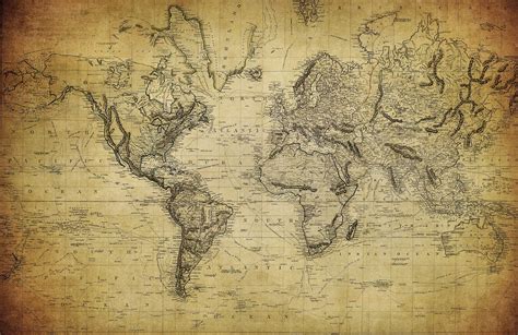 Mapa Mundi Envelhecido Fondos Em Desenhar Mapa Mapa Mundi E My XXX