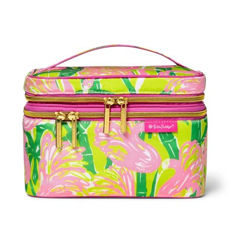 Lilly Pulitzer Fan Dance Print Double Zip Cosmetic Train Case Best Home Products From Target