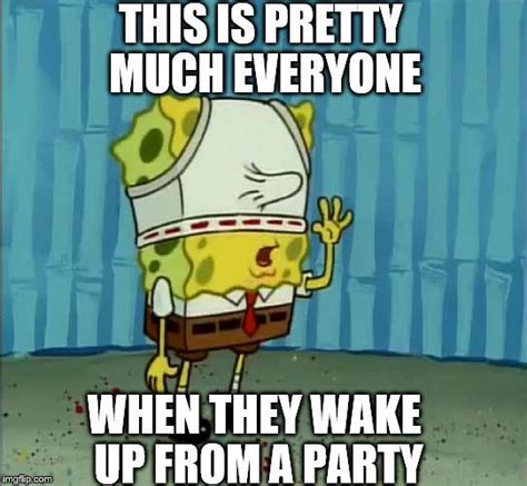 Spongebob Early Morning Meme Partying By G Strike251 On Deviantart