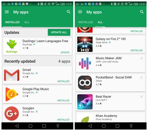 No downloading or updating required! Google Play's "My Apps & Games" section gets new tabs and ...