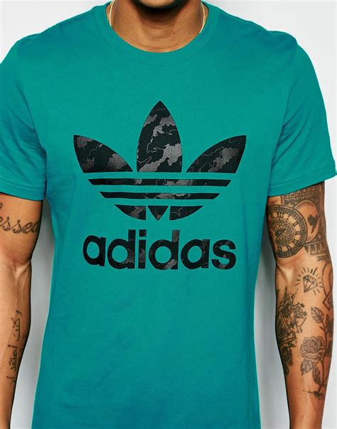 Save search view your saved searches. adidas Originals T-shirt With Trefoil Logo Aj6910 - Green ...