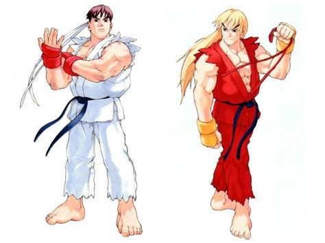 Ryu And Ken Capcom Art Street Fighter Street Fighter Alpha