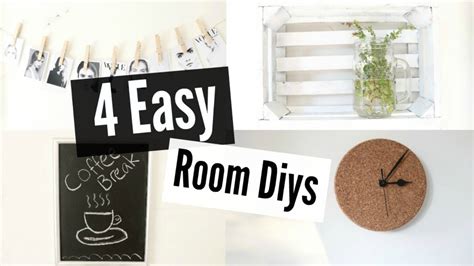 ♡4 Easy Room Decor Diys♡ Youtube
