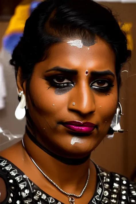 Dopamine Girl Indian Girl Tied Up Bondage Large Metal Collar On Neck Degradation