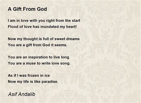 A T From God Poem By Asif Andalib Poem Hunter