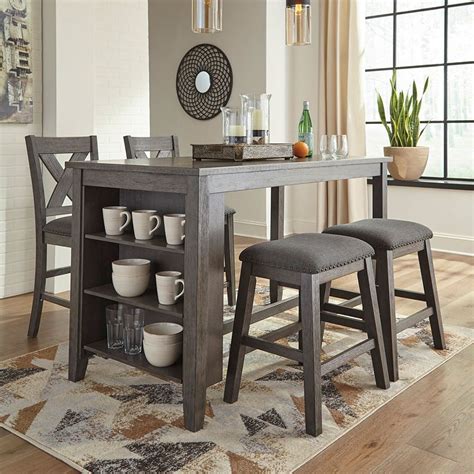 Select from round, oval, rectangular, and extension dining tables; Caitbrook Counter Height Dining Room Set W/ Chairs Choices ...