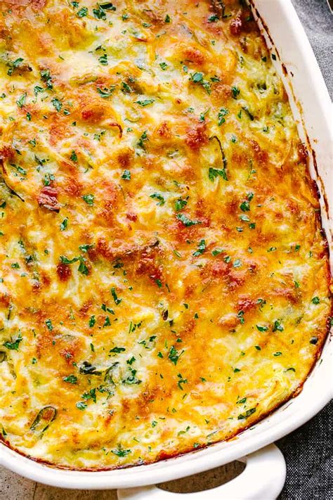 You can show off squash as the star of the meal or hide it away in a stew or a whether mixed with nuts and spices, chocolate or citrus, summer squash can adapt to any sweet disguise. Zucchini and Squash Casserole | Easy Vegetarian Casserole ...