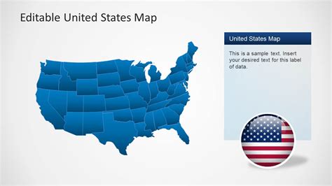 United States Map Template For Powerpoint Slidemodel