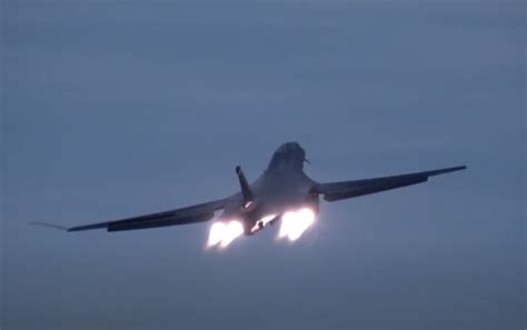 Morning Symphony Launching The B 1b Lancer With The