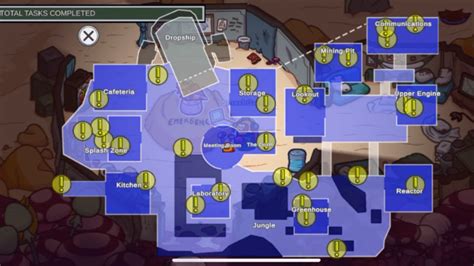 Overview Every Single Task In The New Among Us Fungle Map Walkthrough Youtube