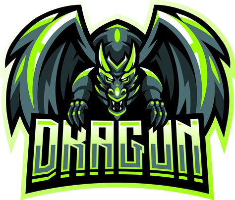 Dragon King Mascot Logo By Visink TheHungryJPEG