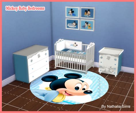 Sims 4 Ccs The Best Mickey Baby Bedroom By Nathaliasims