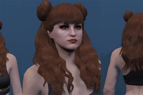 Download Free Mods Double Buns Custom Haircut For Mp Female Sp