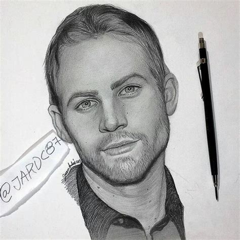 Xxfablifexx On Twitter Paul Walker Celebrity Drawings Paul