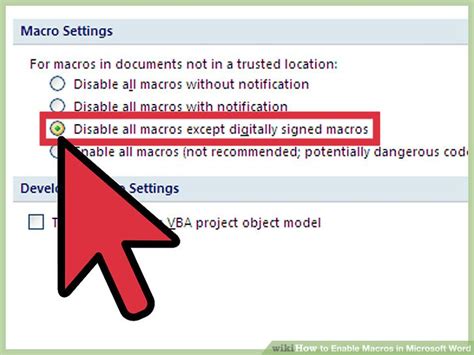 How To Enable Macros In Microsoft Word 7 Steps With Pictures