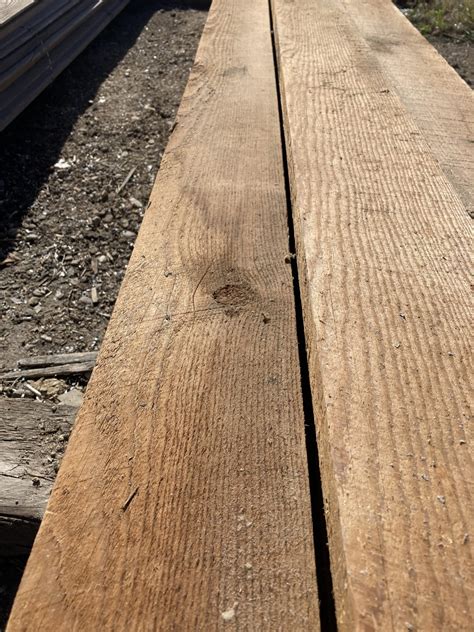2x6 Full Size Rough Sawn Reclaimed Douglas Fir Lumber