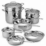 Cuisinart Stainless Steel Cookware Set Images