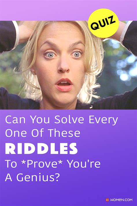 Can You Solve Every One Of These Riddles To Prove Youre A Genius
