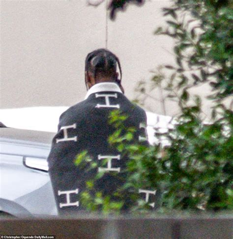 Travis Scott Seen For First Time Outside His And Kylies 14m House