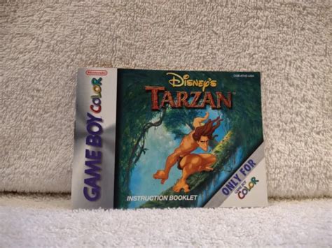 Disney S Tarzan Game Boy Color Instruction Manual Only Free