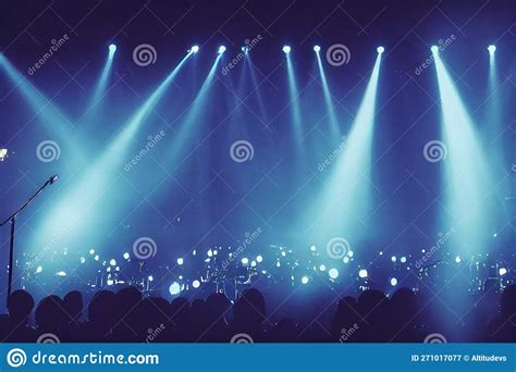 Audience Crowd People At Abstract Concert Stock Image Image Of Show