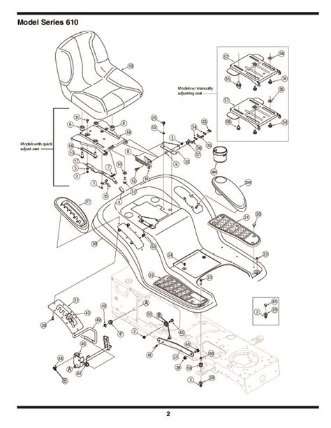 Mtd 610 Hydrostatic Lawn Tractor Mower Parts List