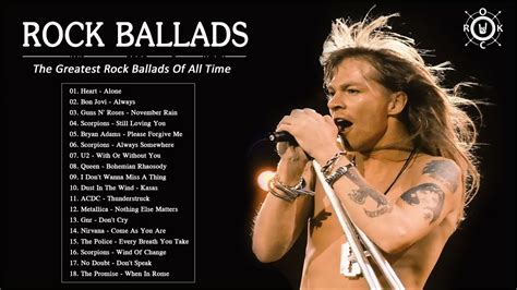 the greatest rock ballads of all time best rock ballads song of 80s 90s youtube