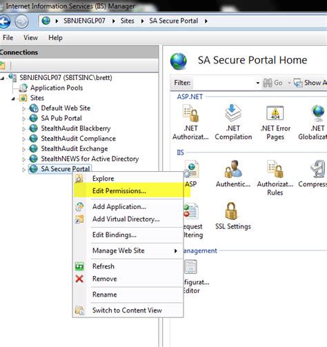 How To Secure Iis Site Add And Enable Windows Authentication