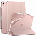 IPad Air 4 Case with Frosted Translucent Back &Pencil Holder