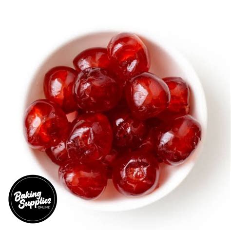 Red Glacé Cherries Baking Supplies Online