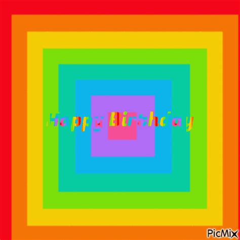 Trippy Birthday 1 Free Animated  Picmix