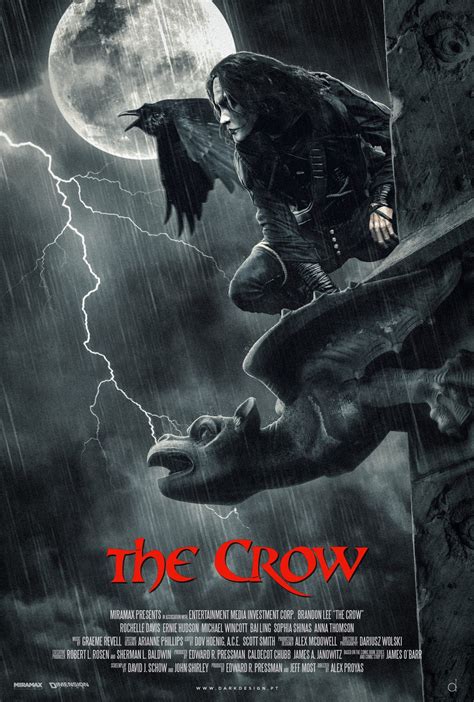 The Crow 1994 1500 X 2222 Horror Movie Posters Movie Poster Art