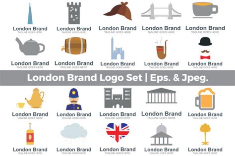 London Logo Set Graphic By Guardesign · Creative Fabrica