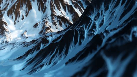 Icy Mountains On Behance