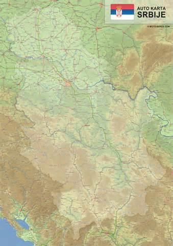 Geografska Karta Srbije Lasopalevel