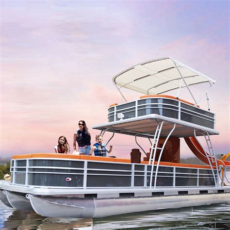 2022 Electric Party Barge Pontoon Boats For Sale China Custom Pontoon