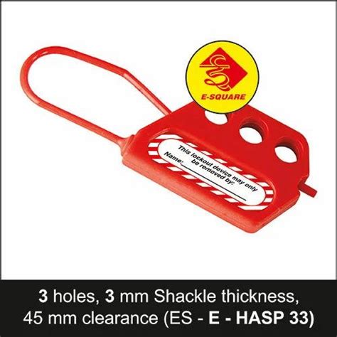 Red Nylon 3 Mm Flexible Lockout Tagout De Electric Hasp At Rs 96piece