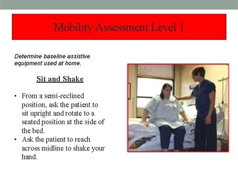 Safe Patient Handling Bedside Mobility Assessment Tool Bmat