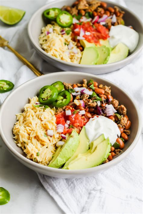 Loaded Turkey Taco Bowls Easy Healthy Dinners Clean Eating Snacks