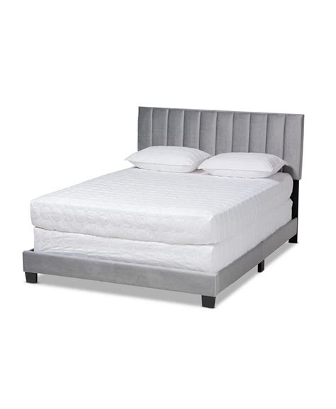 Baxton Studio Clare Glam And Luxe Queen Size Panel Bed Macys