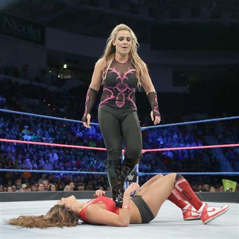Natalya Uses Nikki Bella As A Stepping Stone Rtramplevictorypose