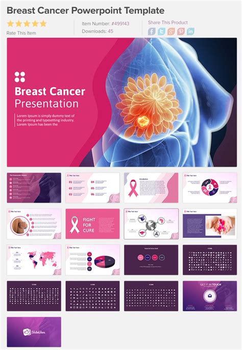 Free Breast Cancer Powerpoint Templates