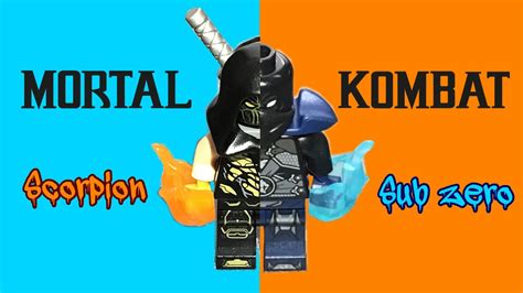 Lego Mortal Kombat Scorpion And Sub Zero Youtube
