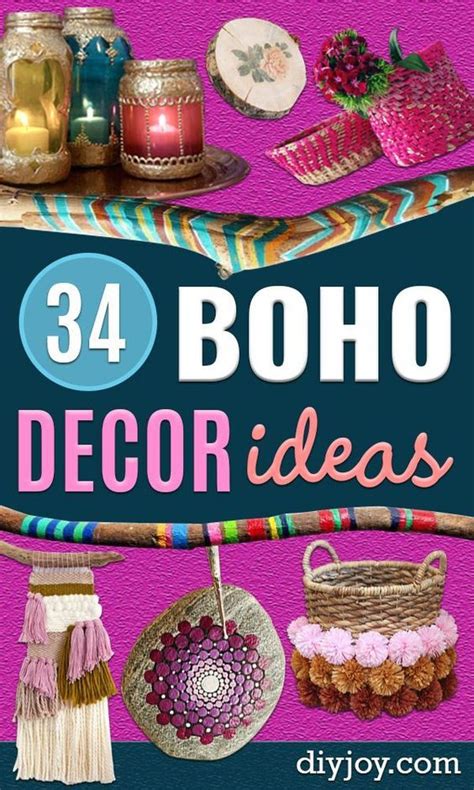Check spelling or type a new query. 34 DIY Boho Decor Ideas | Hippie crafts, Diy boho decor