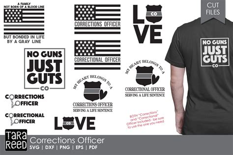 Corrections Officer Graphic By Tarareeddesigns · Creative Fabrica