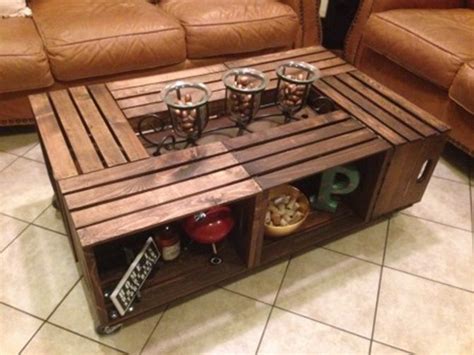 Diy Wine Fruit Wood Crate Coffee Table Free Plan 6 Wood Crates