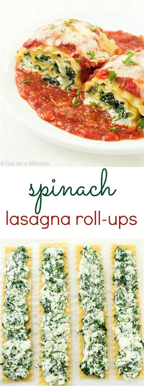 Spinach Lasagna Roll Ups Big Mama Recipe
