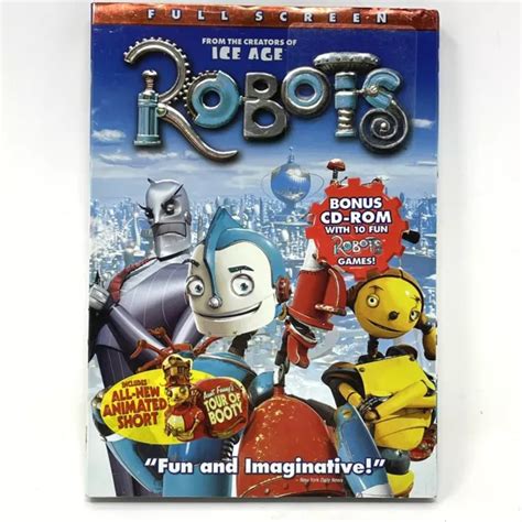 Robots Dvd 2005 Full Screen Edition Factory Sealed Bonus Cd Robot Games