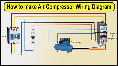 How To Make Air Compressor Wiring Diagram 3 Phase Portable Air