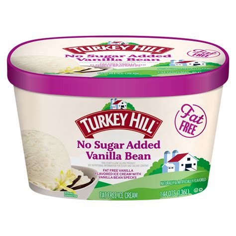 Save On Turkey Hill Ice Cream Vanilla Bean Fat Free No Sugar Added